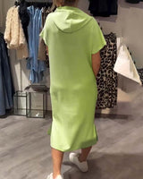 Élodie™ | Abito casual con cappuccio