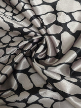 Chemisier effet satin Ă motif artistique