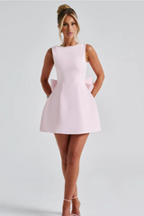 LUCIE | ROBE COURTE AVEC NĹ’UD