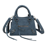 BORSA IN DENIM BLU ORIZZONTE