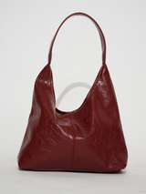 Sac Ă main rouge femme en simili cuir, vue frontale
