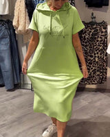 Élodie™ | Abito casual con cappuccio