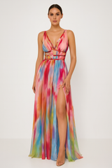 Freya™ | Robe Maxi Peinte