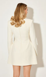 Elise™ | Abito strutturato con bottoni