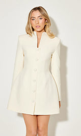 Elise™ | Abito strutturato con bottoni