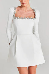 Mini abito in velluto Valentina