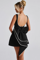 LUCIE | ROBE COURTE AVEC NŒUD