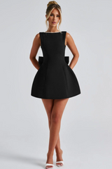 LUCIE | ROBE COURTE AVEC NŒUD