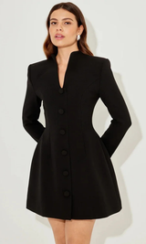 Elise™ | Abito strutturato con bottoni