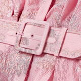 Beatrice™ | Abito rosa con maniche a palloncino